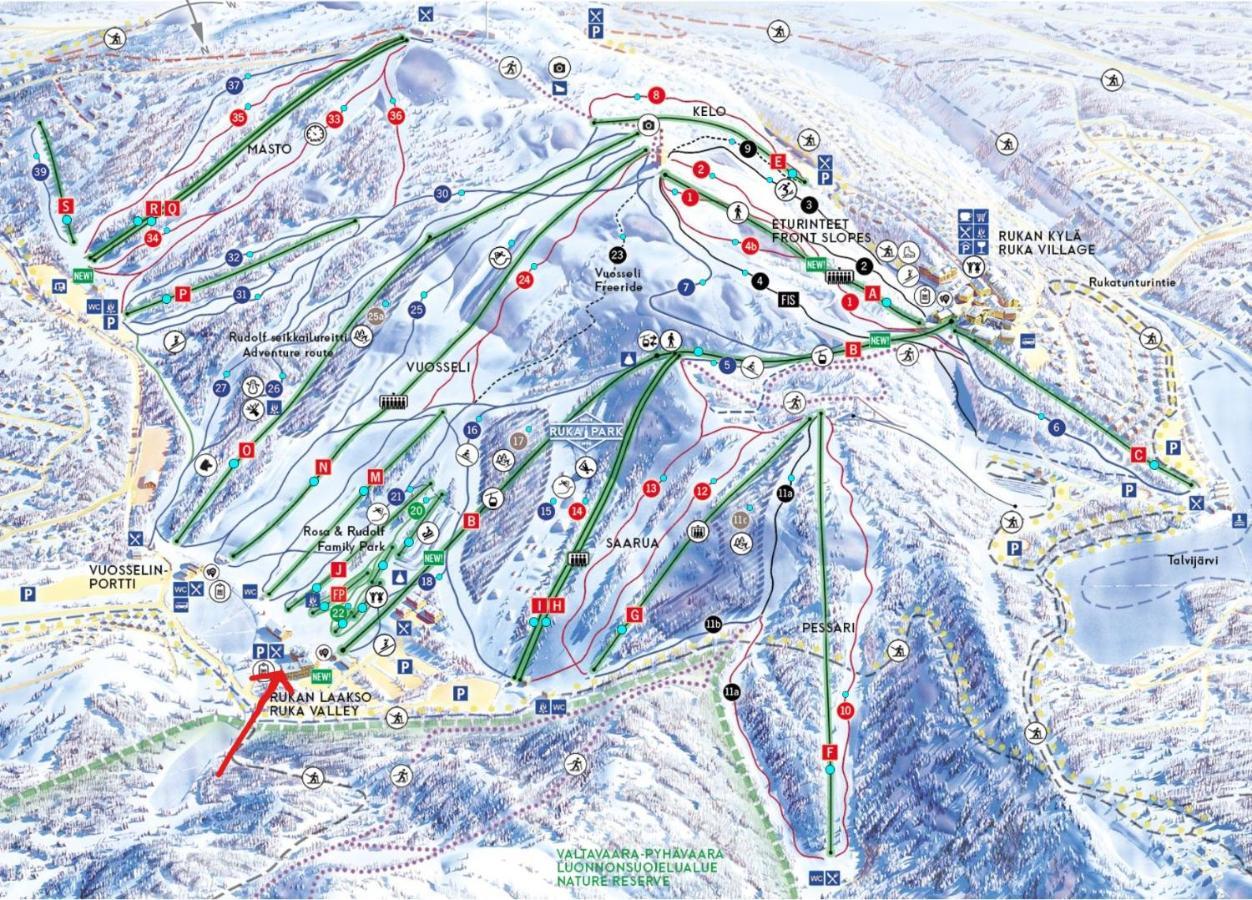 Rukavalley Unique46 Ski In - Ski Out Buitenkant foto